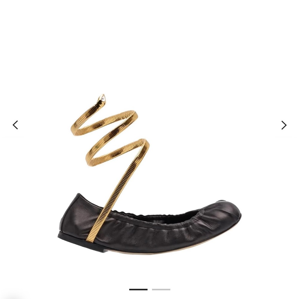 Rene Caovilla Embellished Ballerina Shoes